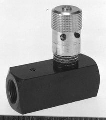 Parker - 40 GPM 1 Inlet Steel Hydraulic Control Valve - 1 - 11-1/2 Thread - USA Tool & Supply