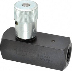 Parker - 15 GPM 1/2 Inlet Steel Hydraulic Control Valve - 1/2-14 Thread - USA Tool & Supply