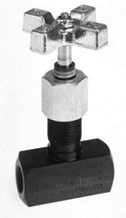 Parker - 5 GPM 9/16 Inlet Steel Hydraulic Control Valve - 9/16-18 Thread - USA Tool & Supply