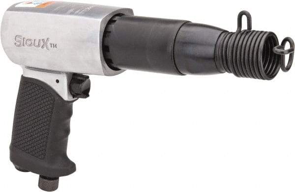 Sioux Tools - 2,200 BPM, 3.8 Inch Long Stroke, Pneumatic Hammer Kit - 4 CFM Air Consumption, 1/4 NPT Inlet - USA Tool & Supply