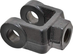 Schrader Bellows - 3/4-16 Thread, Hydraulic Cylinder Female Rod Clevis - 11,200 Lb Capacity - USA Tool & Supply