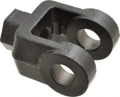 Schrader Bellows - 1-14 Thread, Hydraulic Cylinder Female Rod Clevis - 19,500 Lb Capacity - USA Tool & Supply