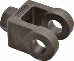 Schrader Bellows - 1-1/4 - 12 Thread, Hydraulic Cylinder Female Rod Clevis - 33,500 Lb Capacity - USA Tool & Supply