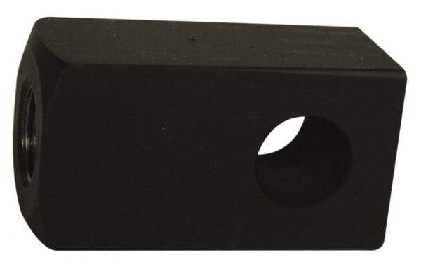 Schrader Bellows - 1-1/4 - 12 Thread, Hydraulic Cylinder Female Rod Eye - 33,500 Lb Capacity, 4-13/16" OAL - USA Tool & Supply