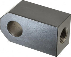 Schrader Bellows - 3/4-16 Thread, Hydraulic Cylinder Female Rod Eye - 12,100 Lb Capacity, 2-13/16" OAL - USA Tool & Supply