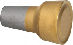 Kennametal - RCMK23, KC730 Grade Carbide Profiling Insert - TiN Finish, 7° Relief Angle, Round, 9.09mm Thick, 1/4" Inscribed Circle - USA Tool & Supply
