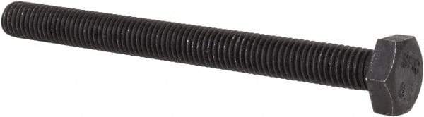 Value Collection - M10x1.50mm Metric Coarse, 110mm Length Under Head Hex Head Cap Screw - Fully Threaded, Grade 8.8 Steel, Uncoated, 17mm Hex - USA Tool & Supply