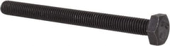 Value Collection - M10x1.50mm Metric Coarse, 110mm Length Under Head Hex Head Cap Screw - Fully Threaded, Grade 8.8 Steel, Uncoated, 17mm Hex - USA Tool & Supply