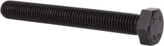 Value Collection - M12x1.75mm Metric Coarse, 100mm Length Under Head Hex Head Cap Screw - Fully Threaded, Grade 8.8 Steel, Uncoated, 19mm Hex - USA Tool & Supply