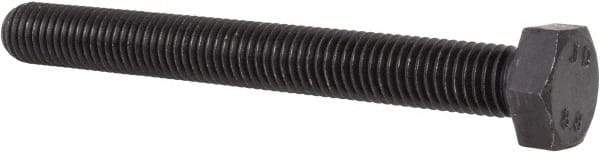 Value Collection - M12x1.75mm Metric Coarse, 110mm Length Under Head Hex Head Cap Screw - Fully Threaded, Grade 8.8 Steel, Uncoated, 19mm Hex - USA Tool & Supply
