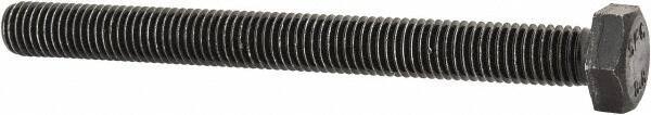 Value Collection - M12x1.75mm Metric Coarse, 130mm Length Under Head Hex Head Cap Screw - Fully Threaded, Grade 8.8 Steel, Uncoated, 19mm Hex - USA Tool & Supply