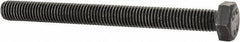 Value Collection - M12x1.75mm Metric Coarse, 130mm Length Under Head Hex Head Cap Screw - Fully Threaded, Grade 8.8 Steel, Uncoated, 19mm Hex - USA Tool & Supply