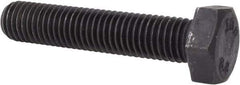 Value Collection - M12x1.75mm Metric Coarse, 60mm Length Under Head Hex Head Cap Screw - Fully Threaded, Grade 8.8 Steel, Uncoated, 19mm Hex - USA Tool & Supply
