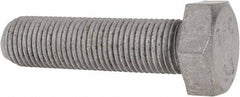 Value Collection - M12x1.25mm Metric Fine, 45mm Length Under Head Hex Head Cap Screw - Fully Threaded, Grade 8.8 Steel, Uncoated, 19mm Hex - USA Tool & Supply