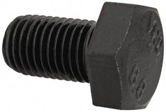 Value Collection - M12x1.50mm Metric Fine, 20mm Length Under Head Hex Head Cap Screw - Fully Threaded, Grade 8.8 Steel, Uncoated, 19mm Hex - USA Tool & Supply