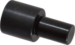 Gibraltar - 1-3/32" OAL, 5/8" Head Height, 5/8" OD, Low Carbon Steel, Ground, Press Fit Rest Button - Black Oxide Coating, 3/8" Pin Diam - USA Tool & Supply