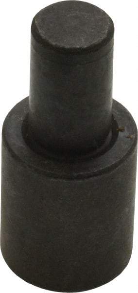 Gibraltar - 1-7/32" OAL, 3/4" Head Height, 5/8" OD, Low Carbon Steel, Ground, Press Fit Rest Button - Black Oxide Coating, 3/8" Pin Diam - USA Tool & Supply