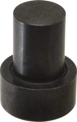 Gibraltar - 1-31/32" OAL, 3/4" Head Height, 1-1/2" OD, Low Carbon Steel, Ground, Press Fit Rest Button - Black Oxide Coating, 1.001" Pin Diam - USA Tool & Supply