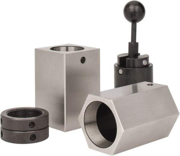 Interstate - Series 5C, 1/16 to 1-1/8" Collet Capacity, Horizontal Collet Block Chuck - Manually Activated - USA Tool & Supply