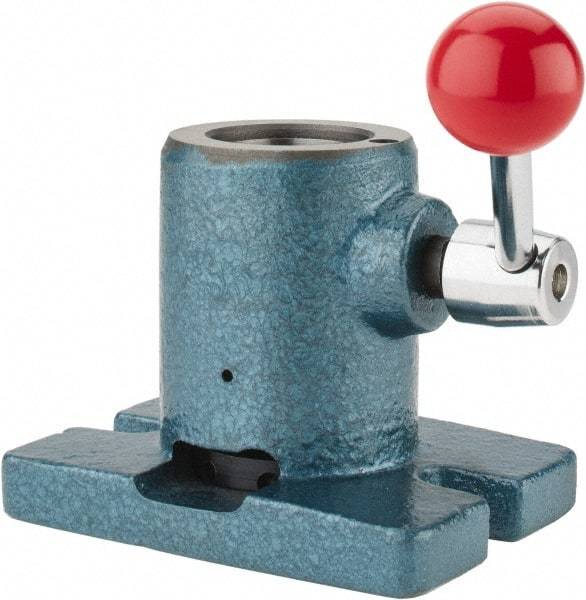 Interstate - Series 5C, Horizontal Standard Collet Holding Fixture - Manually Activated, 3-1/2" Base Diam Width, 3-3/4" High - USA Tool & Supply