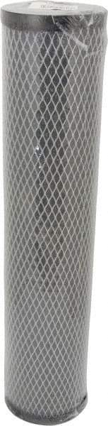 Pentair - 4-1/2" OD, Cellulose Fiber Cartridge Filter - 20-1/8" Long, Reduces Oils - USA Tool & Supply