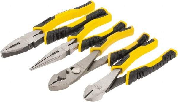 Stanley - 4 Piece Plier Set - Comes in Display Card - USA Tool & Supply