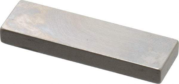 Mitutoyo - 0.136" Rectangular Steel Gage Block - Accuracy Grade 0, Includes Certificate of Inspection - USA Tool & Supply