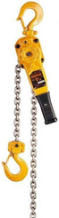 Harrington Hoist - 3,000 Lb Lifting Capacity, 5' Lift Height, Lever Hoist - Made from Chain, 1 Chain - USA Tool & Supply
