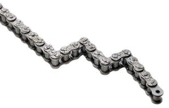 U.S. Tsubaki - 1-1/4" Pitch, Conveyor Chain - Chain No. 50, 970 Lb. Capacity, 10 Ft. Long, 0.4" Roller Diam, 3/8" Roller Width - USA Tool & Supply