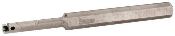 Iscar - 4mm Min Bore Diam, 62mm OAL, 6mm Shank Diam, MGUHR Indexable Boring Bar - 20mm Max Bore Depth, UMGR 4.0 Insert, Screw Holding Method - USA Tool & Supply