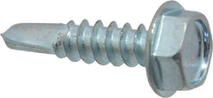 Value Collection - #10, Hex Washer Head, Hex Drive, 3/4" Length Under Head, #3 Point, Self Drilling Screw - USA Tool & Supply