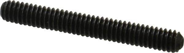 Holo-Krome - 1/4-20 UNC, 2" OAL, Cup Point Set Screw - Grade 8 Alloy Steel, 1/8" Key - USA Tool & Supply