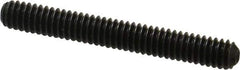 Holo-Krome - 1/4-20 UNC, 2" OAL, Cup Point Set Screw - Grade 8 Alloy Steel, 1/8" Key - USA Tool & Supply