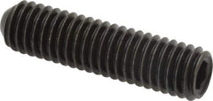 Holo-Krome - 3/8-16 UNC, 1-1/2" OAL, Cup Point Set Screw - Grade 8 Alloy Steel, 3/16" Key - USA Tool & Supply