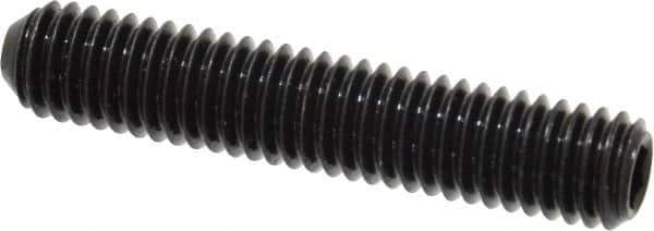 Holo-Krome - 3/8-16 UNC, 2" OAL, Cup Point Set Screw - Grade 8 Alloy Steel, 3/16" Key - USA Tool & Supply