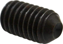 Holo-Krome - 7/16-14 UNC, 3/4" OAL, Cup Point Set Screw - Grade 8 Alloy Steel, 7/32" Key - USA Tool & Supply
