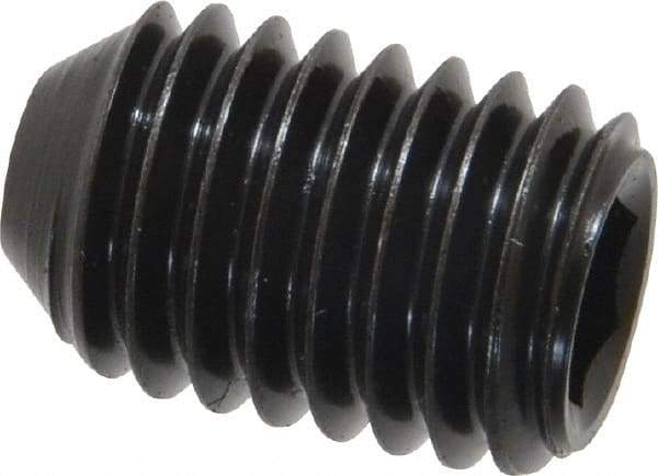 Holo-Krome - 1/2-13 UNC, 3/4" OAL, Cup Point Set Screw - Grade 8 Alloy Steel, 1/4" Key - USA Tool & Supply