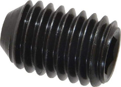 Holo-Krome - 1/2-13 UNC, 3/4" OAL, Cup Point Set Screw - Grade 8 Alloy Steel, 1/4" Key - USA Tool & Supply