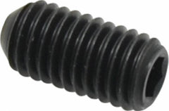 Holo-Krome - 1/2-13 UNC, 1" OAL, Cup Point Set Screw - Grade 8 Alloy Steel, 1/4" Key - USA Tool & Supply