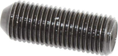 Holo-Krome - 3/8-24 UNF, 1" OAL, Cup Point Set Screw - Grade 8 Alloy Steel, 3/16" Key - USA Tool & Supply