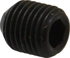 Holo-Krome - 7/16-20 UNF, 1/2" OAL, Cup Point Set Screw - Grade 8 Alloy Steel, 7/32" Key - USA Tool & Supply