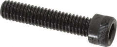 Made in USA - 5/16-18 UNC Hex Socket Drive, Socket Cap Screw - Alloy Steel, Black Oxide Finish, Fully Threaded, 1-1/2" Length Under Head - USA Tool & Supply