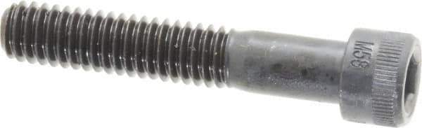 Made in USA - 5/16-18 UNC Hex Socket Drive, Socket Cap Screw - Alloy Steel, Black Oxide Finish, Partially Threaded, 1-3/4" Length Under Head - USA Tool & Supply