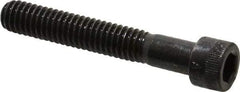 Made in USA - 5/16-18 UNC Hex Socket Drive, Socket Cap Screw - Alloy Steel, Black Oxide Finish, Partially Threaded, 2" Length Under Head - USA Tool & Supply