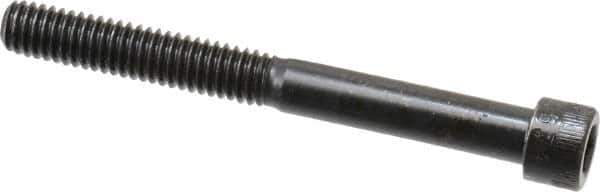 Made in USA - 5/16-18 UNC Hex Socket Drive, Socket Cap Screw - Alloy Steel, Black Oxide Finish, Partially Threaded, 3" Length Under Head - USA Tool & Supply
