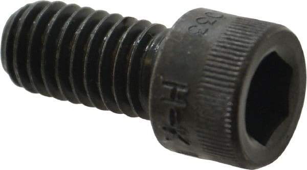 Made in USA - 3/8-16 UNC Hex Socket Drive, Socket Cap Screw - Alloy Steel, Black Oxide Finish, Fully Threaded, 3/4" Length Under Head - USA Tool & Supply