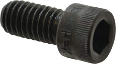 Made in USA - 3/8-16 UNC Hex Socket Drive, Socket Cap Screw - Alloy Steel, Black Oxide Finish, Fully Threaded, 3/4" Length Under Head - USA Tool & Supply