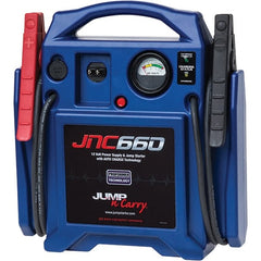 Jump-N-Carry - Automotive Battery Chargers & Jump Starters; Type: Jump Starter ; Amperage Rating: 1700 ; Starter Amperage: 425 ; Voltage: 12 VDC ; Battery Size Group: 12 Volt - USA Tool & Supply