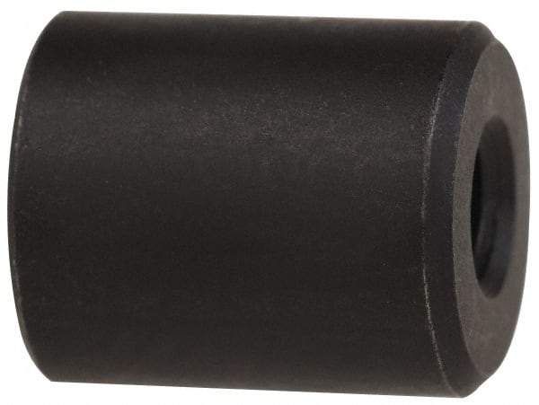 Fairlane - 1/4-28, 0.2400" Thread Length, 1/2" Ball Diam, Alloy Steel, Black Oxide, Base, Swivel Action Gripper Assemblies - 5/8" Diam, 15/64" Deep Thread, 3/4" Overall Height, Stainless Steel Ball - USA Tool & Supply