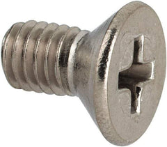 Value Collection - #10-32 UNF, 3/8" OAL Phillips Drive Machine Screw - Flat Head, Grade 316 Stainless Steel, Uncoated, Without Washer - USA Tool & Supply